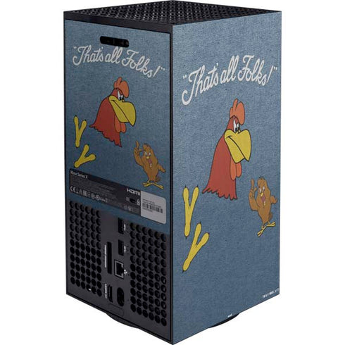 Looney Tunes Foghorn Leghorn Thats All Folks Xbox Series X Bundle Skin
