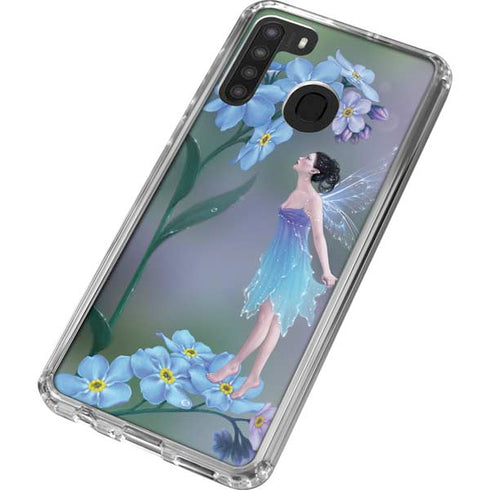 Rachel Anderson Forget Me Not Galaxy A21 Clear Case