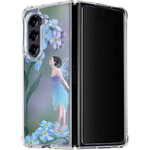Forget Me Not by Rachel Anderson Galaxy Z Fold5 5G Clear Case