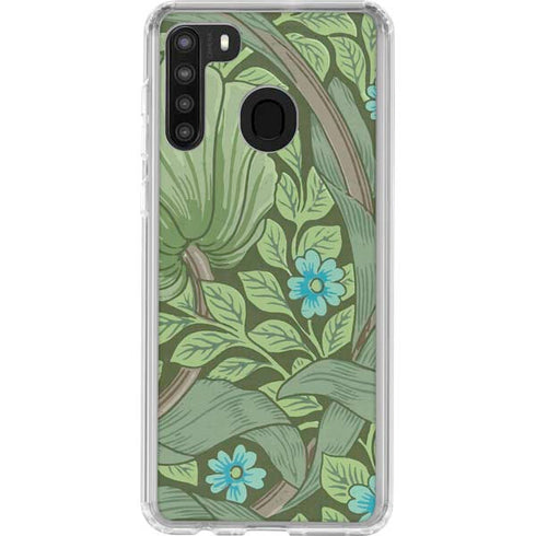 William Morris Forget-Me-Nots Galaxy A21 Clear Case