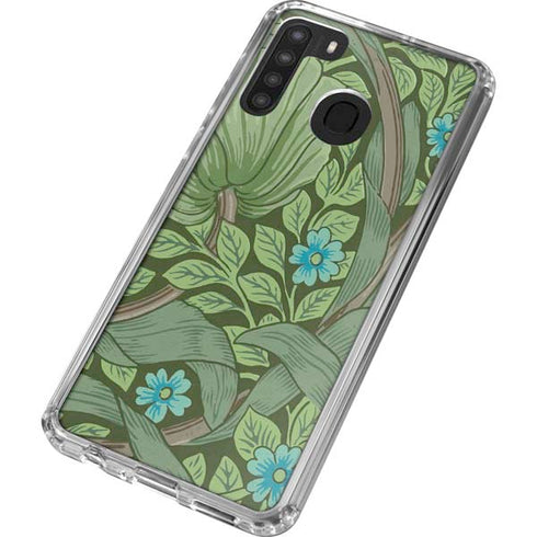 William Morris Forget-Me-Nots Galaxy A21 Clear Case