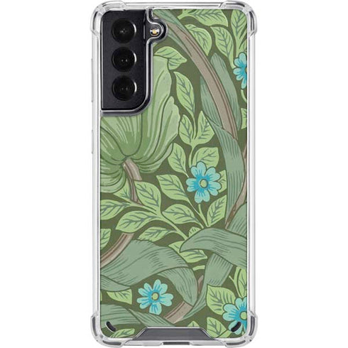 William Morris Forget-Me-Nots Galaxy S21 5G Clear Case