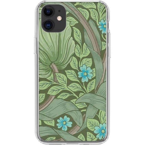 Forget-Me-Nots by William Morris iPhone 11 Clear Case