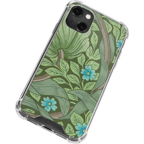William Morris Forget-Me-Nots iPhone 13 Mini Clear Case