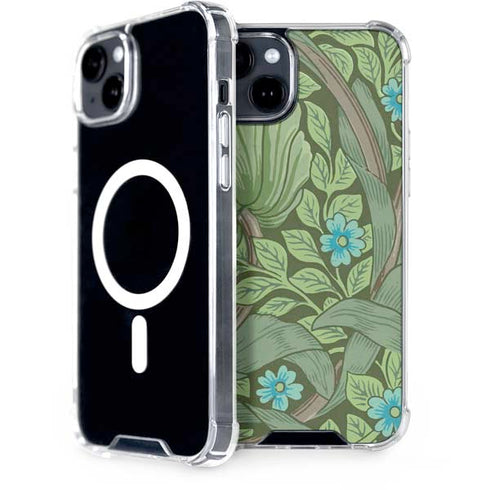 Forget-Me-Nots by William Morris iPhone 15 Plus MagSafe Case