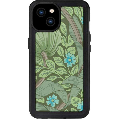 Forget-Me-Nots by William Morris iPhone 15 Plus Waterproof Case