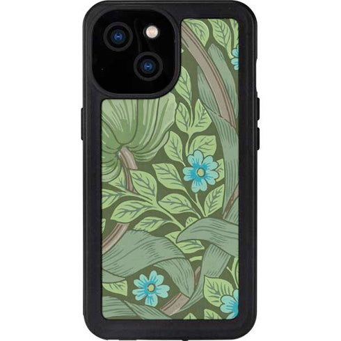 Forget-Me-Nots by William Morris iPhone 15 Waterproof Case