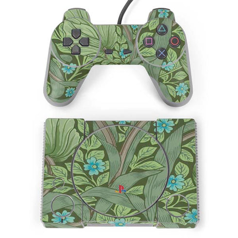 William Morris Forget-Me-Nots PlayStation Classic Bundle Skin