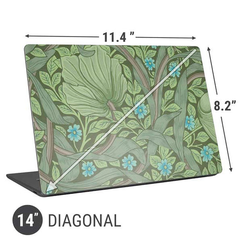 William Morris Forget-Me-Nots Universal Laptop 14in (11.4 x 8.2in) Skin