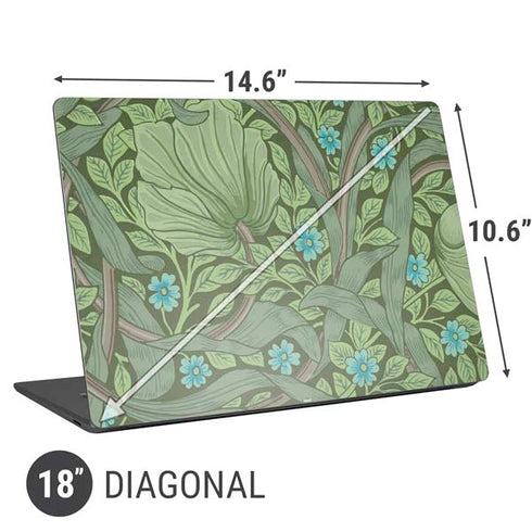 William Morris Forget-Me-Nots Universal Laptop 18in (14.6 x 10.6in) Skin