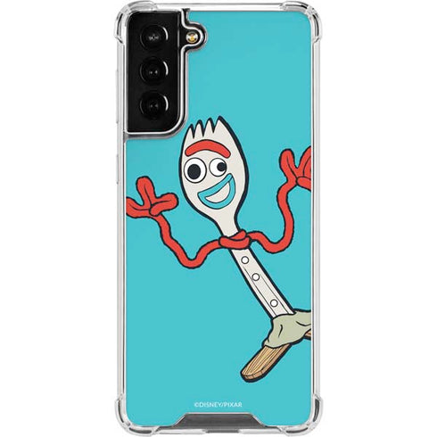 Disney Toy Story Forky Galaxy S21 FE Clear Case