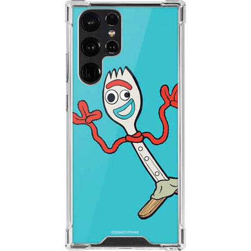 Disney Toy Story Forky Galaxy S22 Ultra Clear Case