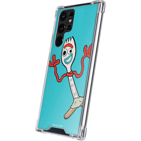 Disney Toy Story Forky Galaxy S22 Ultra Clear Case