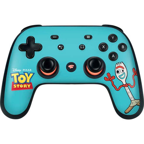 Disney Toy Story Forky Google Stadia Controller Skin
