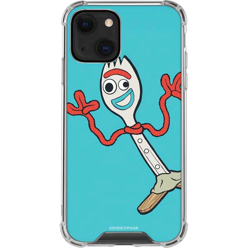 Disney Toy Story Forky iPhone 14 Plus Clear Case