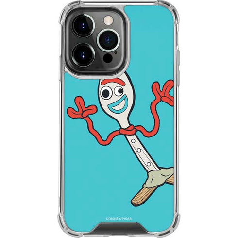 Disney Toy Story Forky iPhone 14 Pro Clear Case