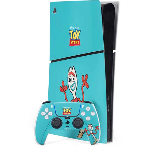 Disney Toy Story Forky PS5 Slim Digital Edition Bundle Skin