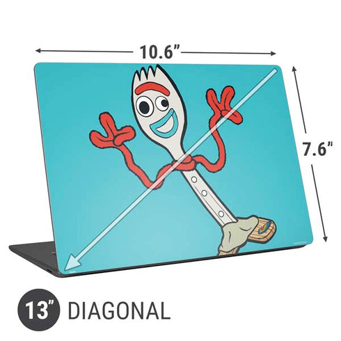 Disney Toy Story Forky Universal Laptop 13in (10.6 x 7.6in) Skin