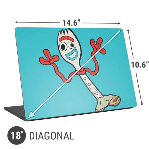 Disney Toy Story Forky Universal Laptop 18in (14.6 x 10.6in) Skin