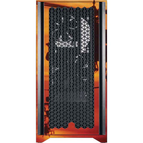 Four AH-64 Apache Helicopters Corsair 4000D Tempered Glass Mid-Tower ATX Case Skin