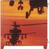Four AH-64 Apache Helicopters Corsair 4000D Tempered Glass Mid-Tower ATX Case Skin
