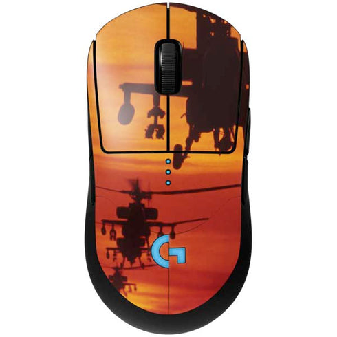 Four AH-64 Apache Helicopters G Pro Wireless Gaming Mouse Skin