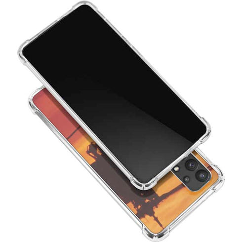 Four AH-64 Apache Helicopters Galaxy A32 5G Clear Case