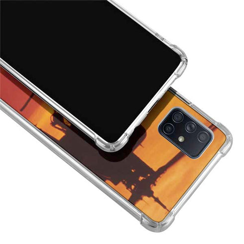 Four AH-64 Apache Helicopters Galaxy A71 5G Clear Case