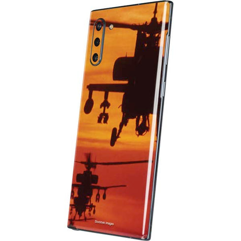 Four AH-64 Apache Helicopters Galaxy Note 10 Skin