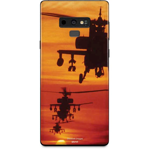 Four AH-64 Apache Helicopters Galaxy Note 9 Skin