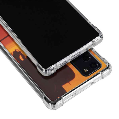 Four AH-64 Apache Helicopters Galaxy Note20 5G Clear Case
