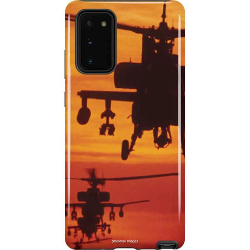 Four AH-64 Apache Helicopters Galaxy Note20 5G Pro Case