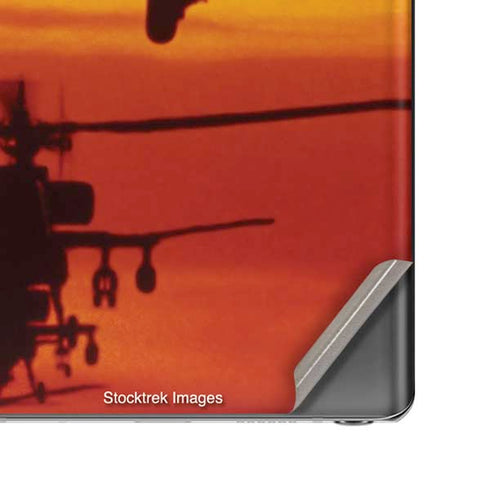 Four AH-64 Apache Helicopters Galaxy Note20 5G Skin