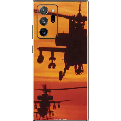 Four AH-64 Apache Helicopters Galaxy Note20 Ultra 5G Skin