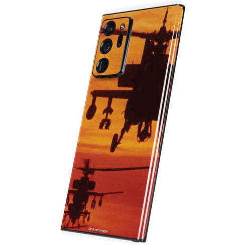 Four AH-64 Apache Helicopters Galaxy Note20 Ultra 5G Skin