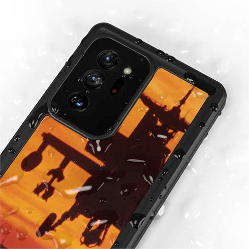 Four AH-64 Apache Helicopters Galaxy Note20 Ultra 5G Waterproof Case