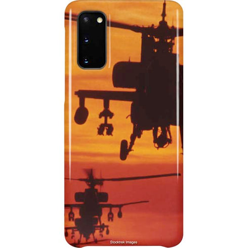 Four AH-64 Apache Helicopters Galaxy S20 Lite Case