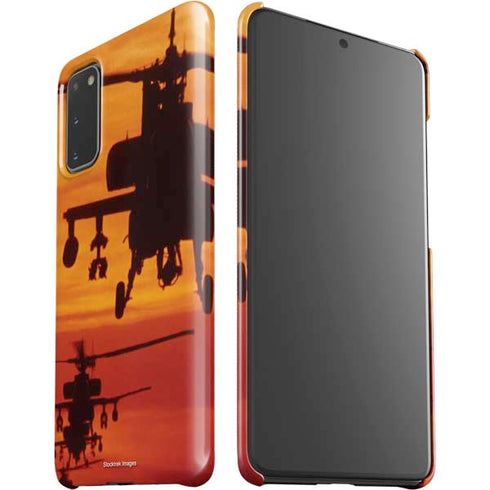 Four AH-64 Apache Helicopters Galaxy S20 Lite Case