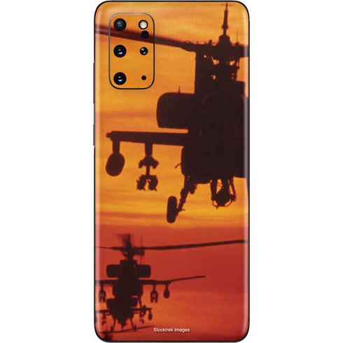 Four AH-64 Apache Helicopters Galaxy S20 Plus Skin