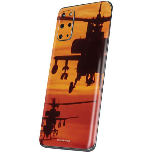 Four AH-64 Apache Helicopters Galaxy S20 Plus Skin