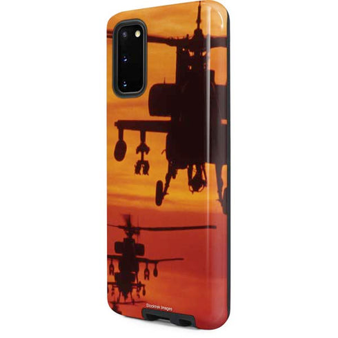 Four AH-64 Apache Helicopters Galaxy S20 Pro Case