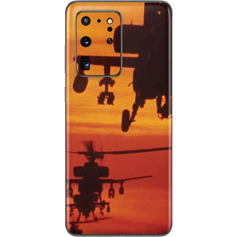 Four AH-64 Apache Helicopters Galaxy S20 Ultra 5G Skin
