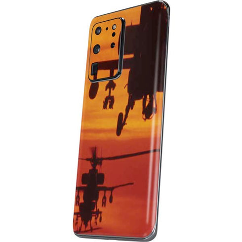 Four AH-64 Apache Helicopters Galaxy S20 Ultra 5G Skin