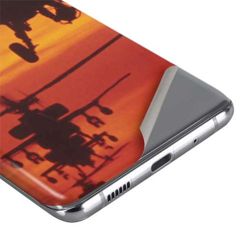 Four AH-64 Apache Helicopters Galaxy S20 Ultra 5G Skin