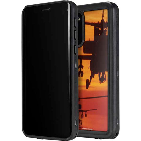 Four AH-64 Apache Helicopters Galaxy S20 Waterproof Case