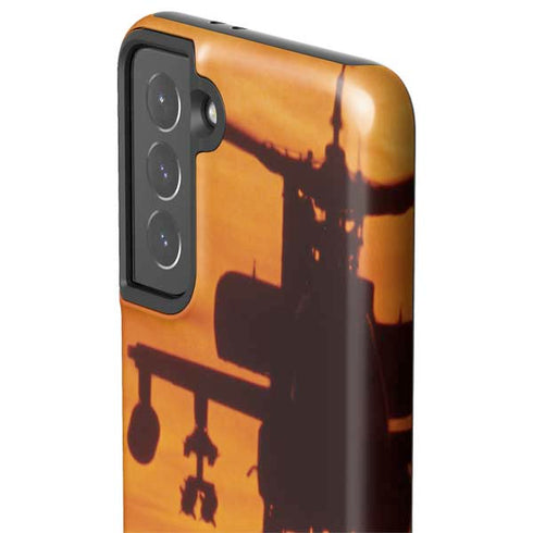 Four AH-64 Apache Helicopters Galaxy S21 5G Pro Case
