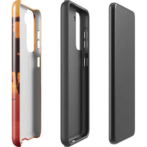 Four AH-64 Apache Helicopters Galaxy S21 5G Pro Case