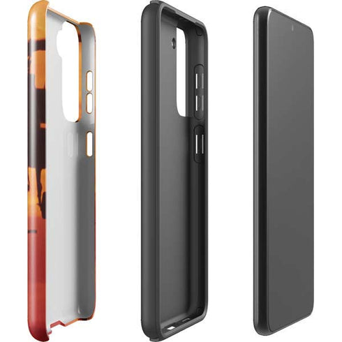 Four AH-64 Apache Helicopters Galaxy S21 FE Pro Case