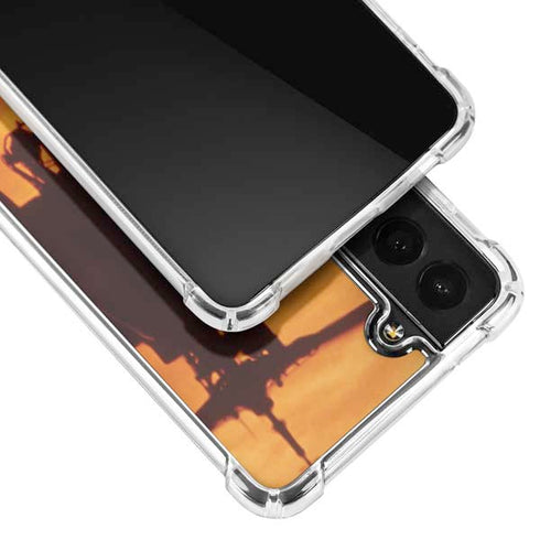 Four AH-64 Apache Helicopters Galaxy S22 Plus Clear Case