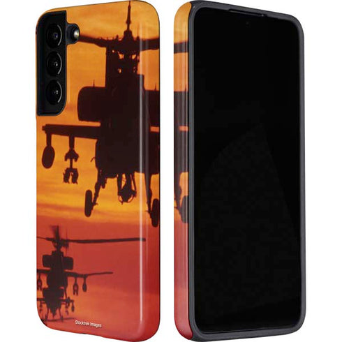 Four AH-64 Apache Helicopters Galaxy S22 Pro Case